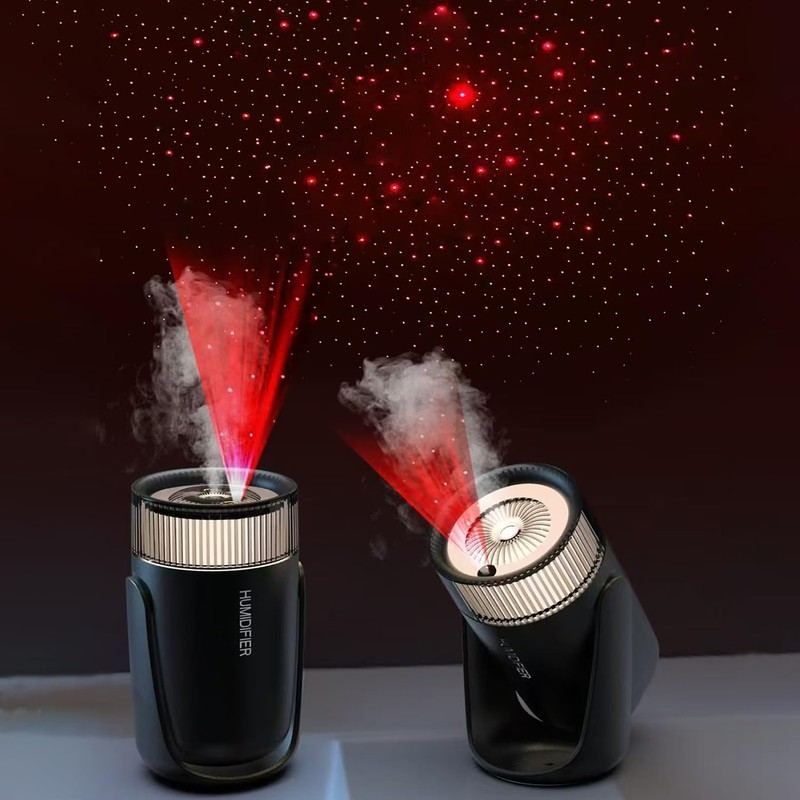 Viewmoi Humidifier with Starry Sky Projection, 360° Rotating Nozzle, Auto