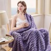 NEWCOSPLAY Super Soft Throw Blanket Lavender Premium Silky Flannel Fleece