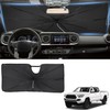 JOYTUTUS Windshield Sunshade Umbrella for Toyota Tacoma, Automotive Interior Sun