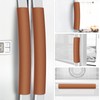 Metonsto Refrigerator Handle Covers, 5PCS Leather Kitchen Appliance Handle Covers,