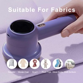 Fusselrasierer,Fusselentferner Stoffrasierer, Elektrischer Wackelentferner für Kleidung, USB-Aufladung, Flusenentferner, Pullover-Rasierer mit 2 Ersatzköpfen für Kleidungsstoffe