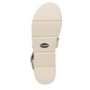 Dr. Scholl's Womens Once Twice Espadrille Platform Wedge Sandal White/Cork
