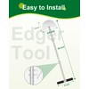 KYEEN-TOOLS Serrated Edger Lawn Tool - Half Moon Shovel with