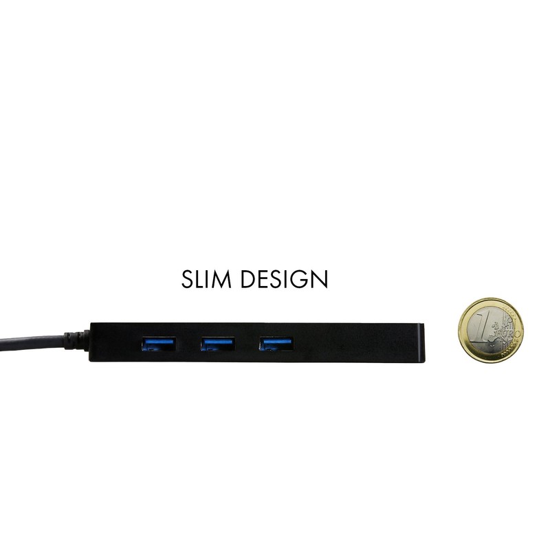 i-tec USB 3.0 Slim HUB 3 Port + Gigabit Ethernet