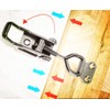 6 Pack Adjustable Toggle Clamp, Black Pull Latch Clamp,Holding Capacity