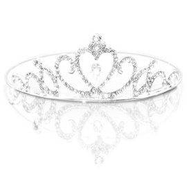 Crown Tiara Headband Hair Accessories Headdress Crown Clasp Crown Child Costume Dress Girl Photo Shoot Party Children Shichi-Go-San Wedding Coming of Age Party Birthday Party Bride Wedding Hair