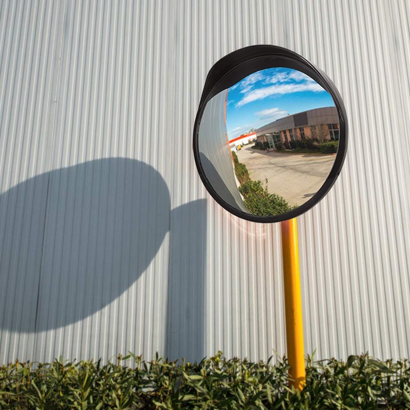 Ovsor Convex Mirror Outdoor for Garage and Traffic Driveway Park