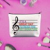 CENWA Music Teacher Cosmetic Bag Music Instructor Gift Music Lover