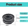 ERHUO 6m Φ1.6mm Strimmer Spool Line for Bosch ArtF016800351 String