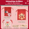 Anpro DIY Advent Calendar for Filling, Fabric Bags, 24 Fabric