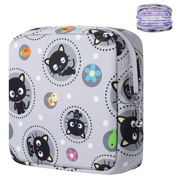 Likesing Period Bag Pouch, Canvas Sanitary Napkin Storage Bag for