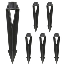 Lightkiwi P4424 9-Inch ABS Ground Stake, 1/2-14 NPSM Thread (6 Pack)