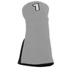 Golf Club Cover Mixed Fabric Head Protector Knitted Polyester Waterproof
