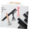 FOMIYES 4pcs Hairbrush Cleaning Tool Wood Handle Comb Brush for