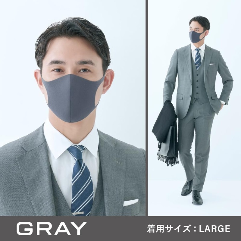 Pitta Mask SELECT 5P / GRAY (Large)