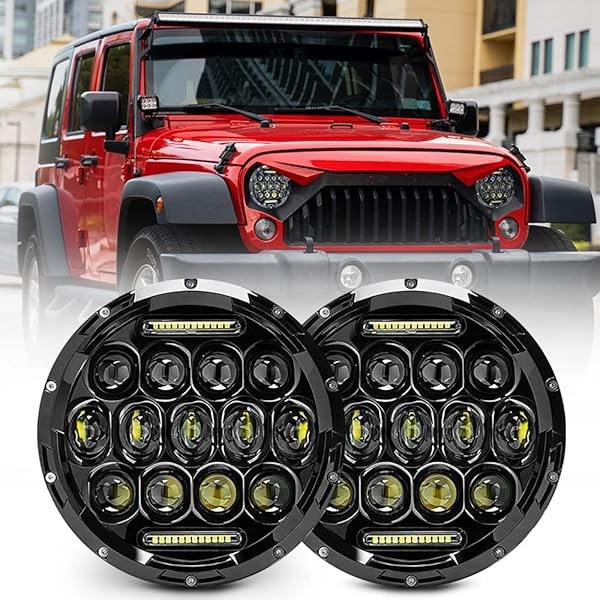 Jeep wrangler headlight, 7 Inch Led Headlights for Jeep Wrangler