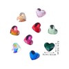 Baluue Nail Art Rhinestones 50pcs Heart Shaped Charm Stickers Manicure