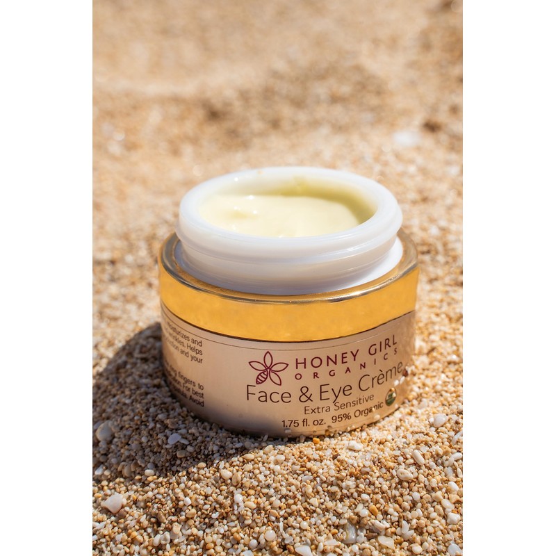 Honey Girl Organics Extra Sensitive Face and Eye Creme, 1.75