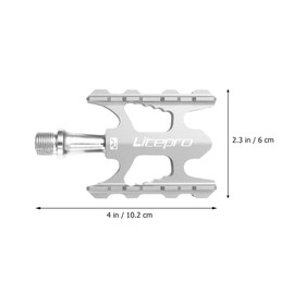 VOSAREA Ultralight Bicycle Pedals Mountain Bike Road Bike Bicycle Pedals Aluminium Alloy Non-Slip Pedals for Bicycle MTB BMX Cycling City Bike, Black
