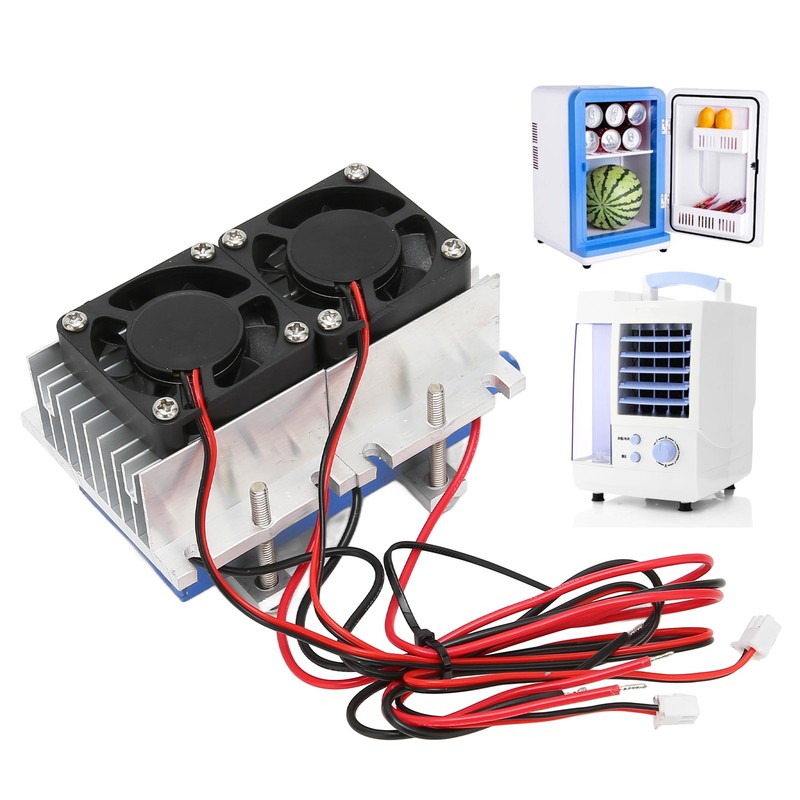 144W Thermoelectric Peltier Refrigeration Cooler 12V Semiconductor Air Conditioning Cooling