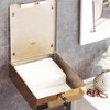 Comercial Paper Towel Dispenser Wall Mount, Brushed Gold Stainless Steel