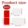 Grosion 10Pcs Windshield Dashcam Stickers,Dashcam Windshield Sticker,Car Windshield Electrostatic Film,Dashcam