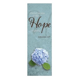 Trinity Church Supply Spiritual X-Stand Banner Perfect for Religious Ceremonies and Celebrations, Worship Décor for Sanctuaries and Events, Hope, 23 Inch x 63 Inch