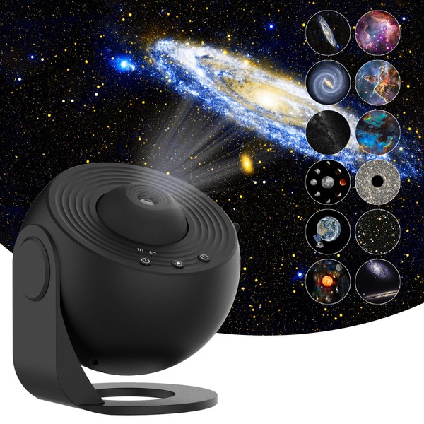 Star Projector,FLEVO Galaxy Projector,12 in 1 Planetarium Star Projector Realistic