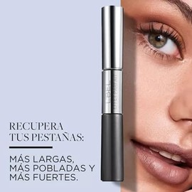 L'BEL - Máscara Tratante y Sérum para Pestañas 6 g, Tratamiento Especializado AM/PM, para Pestañas Más Largas, Pobladas y Fuertes, Combona Vitaminas Q