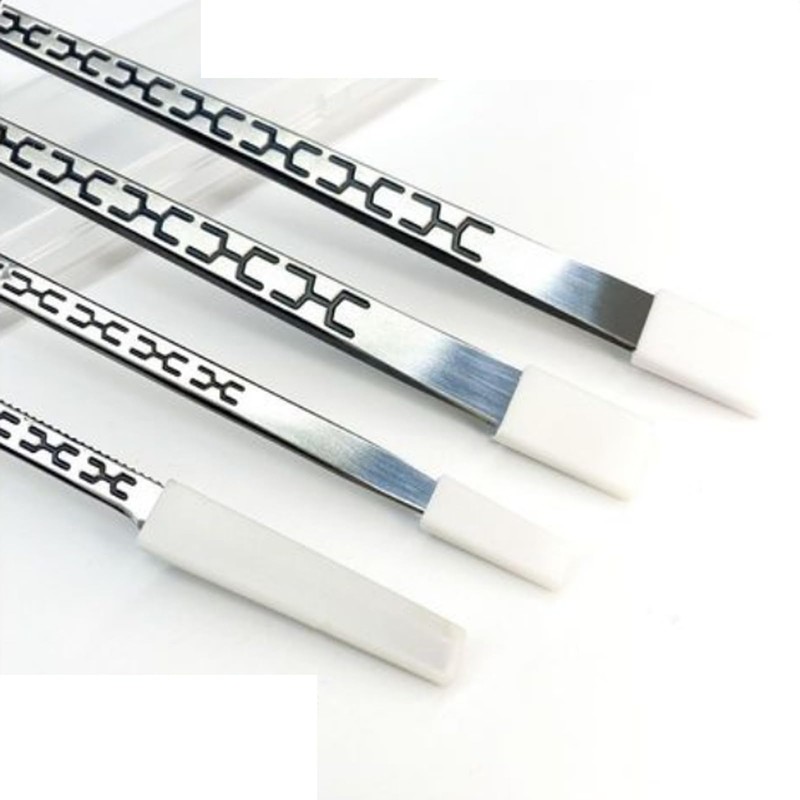 Stainless steel ingrown toenail pedicure knife set,professional foot skin scraper
