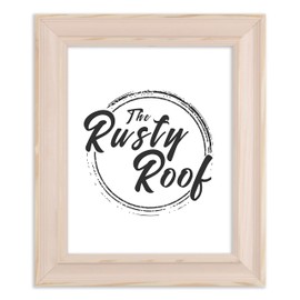The Rusty Roof-Distressed Classic Blush-Solid Wood Picture Frame-12x14