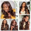 Bafamiya HD Chocolate Brown Body Wave Wigs Human Hair 200%