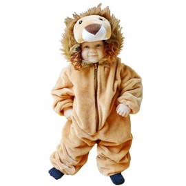 Seruna F-57-1 Lion Costume for Babies, Small Children, Fancy Dress, Carnival, Toddler Carnival Costumes, Birthday Christmas Gift, F-57-1 Size 98-104, Beige