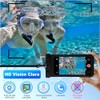 Lostrain Funda Impermeable Móvil Celular 2Pzs,IPX8 Protector de Celular para