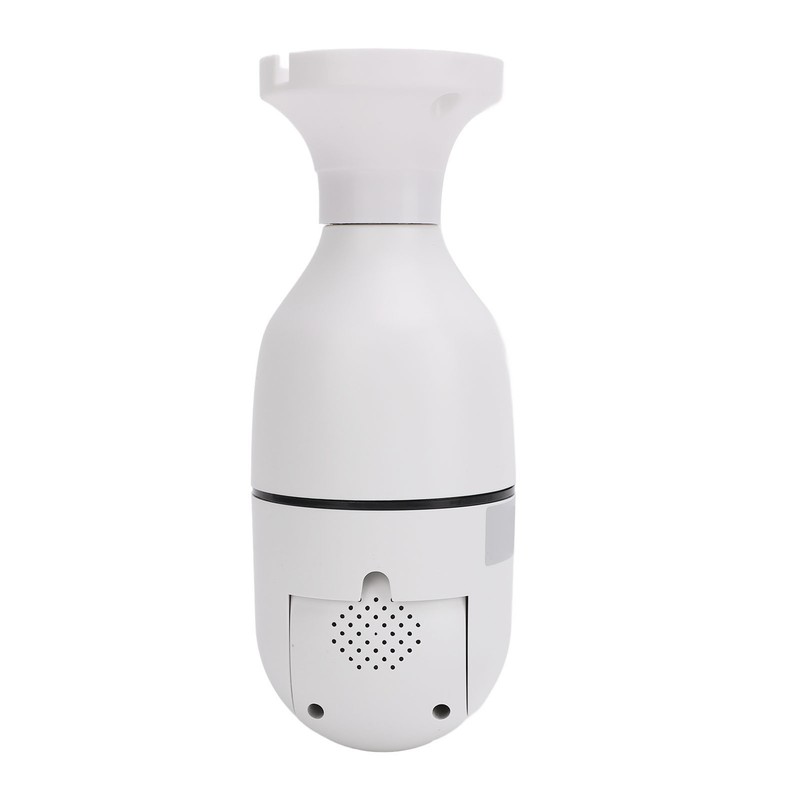 Light Bulb Security Cameras Motion Detection Dual Lens Light Socket
