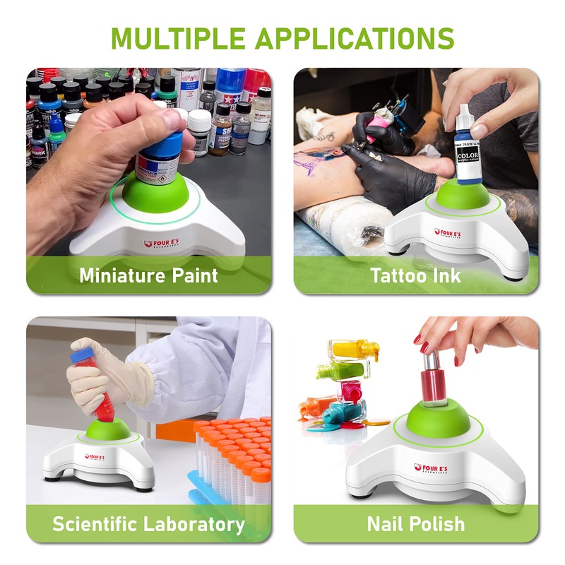 FOUR E'S SCIENTIFIC Mini Vortex Mixer - Lab Vortex Shaker
