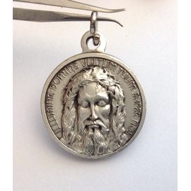 THE HOLY FACE SHROUD OF CHRIST MEDAL - REAL ITALIAN MASTERPIECE - " THE ORIGINAL ONE " - 100% MADE IN ITALY
