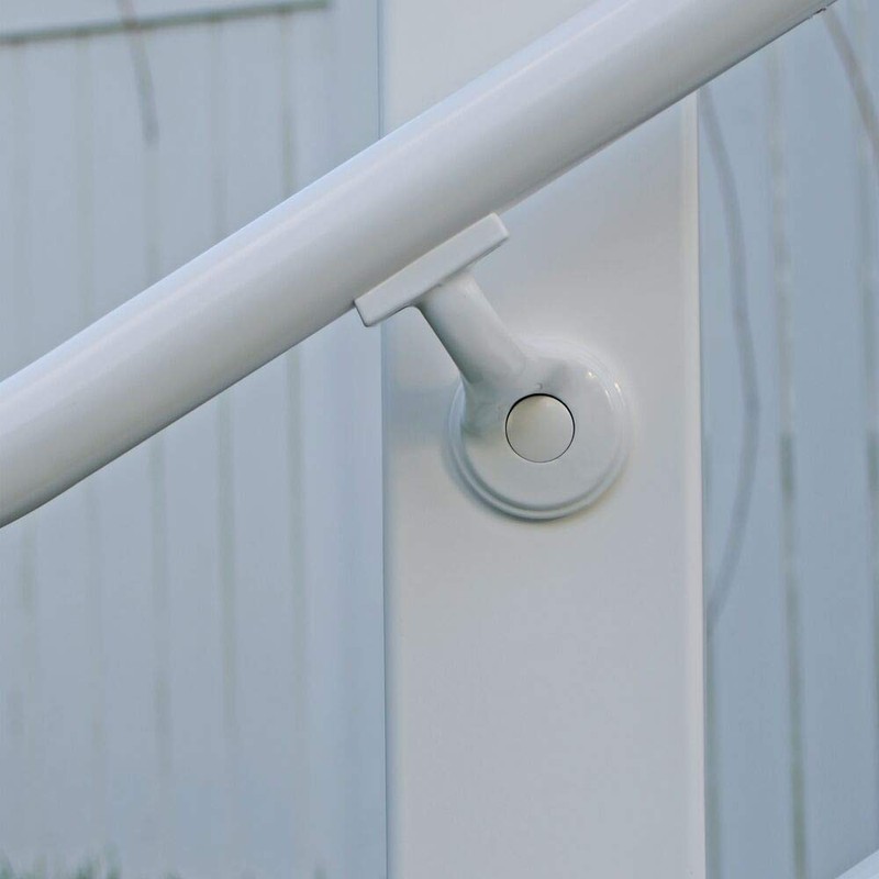 YardSmart® 73030516 Mounting Bracket ADA Hand Rail, White
