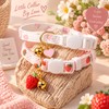 Cotton Breakaway Cat Collar with Bell – Cute Adjustable Kitten