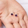 Philip Jones Amethyst Stud Earrings