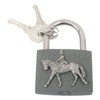 Horse Dressage Engraved Padlock Love Lock Wedding Anniversary Valentines Gift