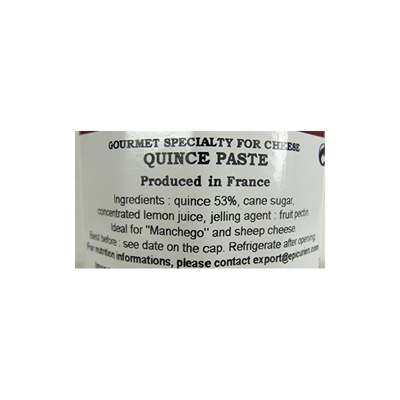 Quince Paste French Imported confit for cheeses 4.4 oz jar