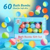 60 Pcs Bath Bombs Set - Massive Quantity Natural Bath