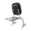 Backrest Detachable Sissy Bar W/Luggage Rack Backrest Compatible with Kawasaki