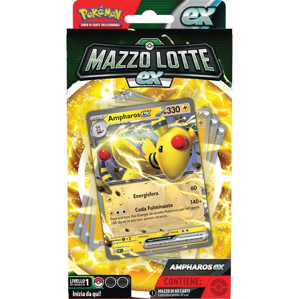 Pokémon - GCC Ex Ampharos-ex Lotte Deck (60 Cards Ready to Use)
