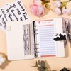 A6 Budget Binder with Zipper Envelopes,Leopard Print Money Organizer for