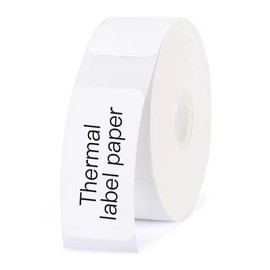 KMRDND Labels Paper for Portable Thermal Printer, Self-Adhesive Office Labels&Stickers 14mmx40mm Adapted All-Purpose Thermal Labels Print Maker Paper, 180 Labels/Roll