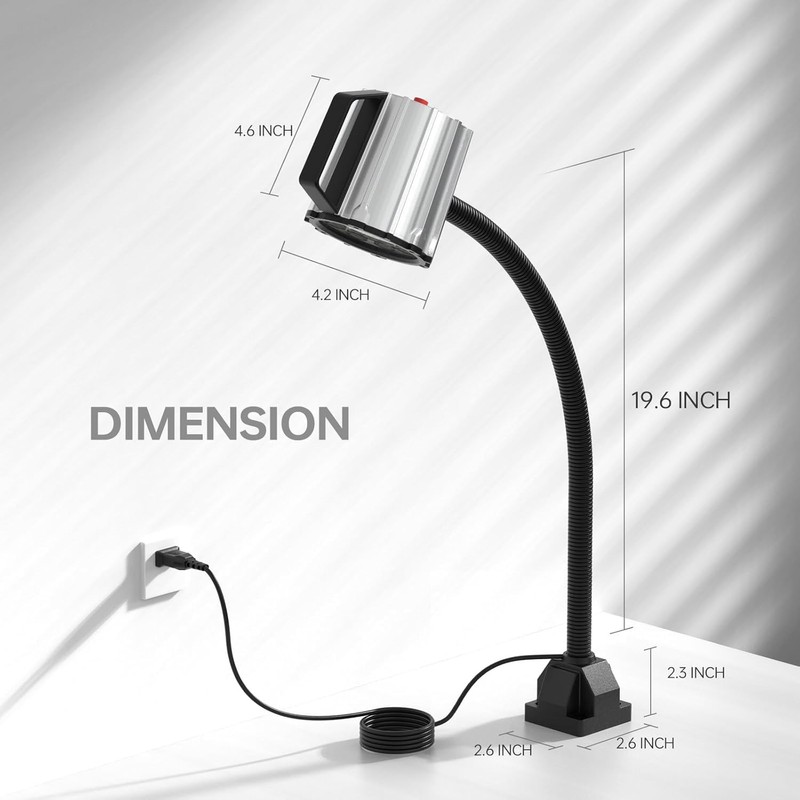 StaStrStu 18W Led Machine Light, 18W Machine Lamp, 1800 Lumens