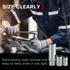 WETT 1/4" and 3/8" Drive Socket Set, 86-Piece Socket Wrench
