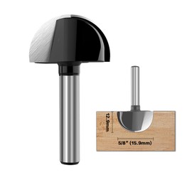 ROOCBIT - Broca de corte de madera con vástago de 1/4 pulgadas, 7/8 pulgadas